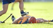 22 October 2006; Portumna's Joe Canning lies streched on the ground from a tackle as a Loughrea player accidently steps on him. Galway Senior Hurling Championship Final, Portumna v Loughrea, Pearse Stadium, Galway. Picture credit: Ray Ryan / SPORTSFILE