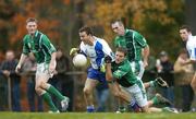 22 October 2006; Derek Savage, Connacht, is tackled by Conal Keaney, Leinster. M Donnelly Interprovincial Football Final, Leinster v Connacht, Irish Cultural Centre, Canton, Boston, USA. Picture credit: Brendan Moran / SPORTSFILE