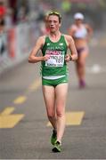14 August 2014; Ireland's Laura Reynolds during the women's 20k walk event. European Athletics Championships 2014 - Day 3. Zurich, Switzerland. Picture credit: Stephen McCarthy / SPORTSFILE