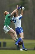 22 October 2006; David Brady, Connacht, fields a high ball ahead of Leinster's Pauric Clancy. M Donnelly Interprovincial Football Final, Leinster v Connacht, Irish Cultural Centre, Canton, Boston, USA. Picture credit: Brendan Moran / SPORTSFILE