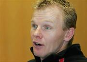 24 October 2006; Director of Rugby Mark McCall during Ulster Rugby press conference ahead of their Heneiken Cup game against Llanelli Scarlets. Newforge Country Club, Belfast, Co. Antrim. Picture credit: Oliver McVeigh / SPORTSFILE