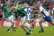 28 October 2006; John Tennyson, Leinster, in action against Kenneth Burke, Connacht. M Donnelly Interprovincial Hurling Final, Leinster v Connacht, Pearse Stadium, Galway. Picture credit: Brendan Moran / SPORTSFILE
