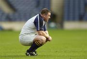 29 October 2006; Ronan McCormack, Leinster, after defeat to Edinburgh Gunners. Heineken Cup 2006-2007, Pool 2, Round 2, Edinburgh Gunners v Leinster, Murrayfield Stadium, Edinburgh, Scotland. Picture credit: Damien Eagers / SPORTSFILE