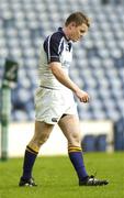 29 October 2006; Brian O'Driscoll, Leinster, after defeat to Edinburgh Gunners. Heineken Cup 2006-2007, Pool 2, Round 2, Edinburgh Gunners v Leinster, Murrayfield Stadium, Edinburgh, Scotland. Picture credit: Damien Eagers / SPORTSFILE