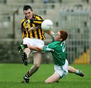 29 October 2006; John Murtagh, Crossmaglen, in action against Chris McFadden, Gweedore. AIB Ulster Senior Club Football Championship First Round, Gweedore (Donegal) v Crossmaglen (Armagh), Ballybofey, Co. Donegal. Picture credit: Oliver McVeigh / SPORTSFILE