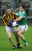 29 October 2006; John McEntee, Crossmaglen, in action against Kevin Cassidy, Gweedore. AIB Ulster Senior Club Football Championship First Round, Gweedore (Donegal) v Crossmaglen (Armagh), Ballybofey, Co. Donegal. Picture credit: Oliver McVeigh / SPORTSFILE