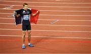 15 August 2014; Christophe Lemaitre of France after finishing second in the final of the men's 200m event. European Athletics Championships 2014 - Day 4. Letzigrund Stadium, Zurich, Switzerland. Picture credit: Stephen McCarthy / SPORTSFILE