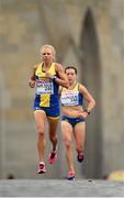16 August 2014; Charlotte Karlsson of Sweden during the women's marathon. European Athletics Championships 2014 - Day 5. Zurich, Switzerland. Picture credit: Stephen McCarthy / SPORTSFILE