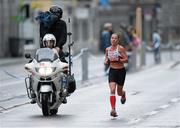 16 August 2014; Jessica Draskau-Petersson of Denmark during the women's marathon. European Athletics Championships 2014 - Day 5. Zurich, Switzerland. Picture credit: Stephen McCarthy / SPORTSFILE