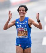 16 August 2014; Anna Incerti of Italy during the women's marathon. European Athletics Championships 2014 - Day 5. Zurich, Switzerland. Picture credit: Stephen McCarthy / SPORTSFILE