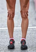 16 August 2014; An athlete following the women's marathon. European Athletics Championships 2014 - Day 5. Zurich, Switzerland. Picture credit: Stephen McCarthy / SPORTSFILE