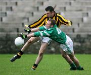 29 October 2006; Oisin McConville, Crossmaglen, in action against Sean McGarvey, Gweedore. AIB Ulster Senior Club Football Championship First Round, Gweedore (Donegal) v Crossmaglen (Armagh), Ballybofey, Co. Donegal. Picture credit: Oliver McVeigh / SPORTSFILE