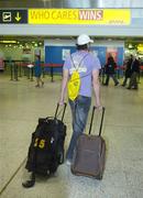 31 October 2006; Australian player Brendan Fevola at Dublin airport prior to his departure for Australia. Dublin Airport, Dublin. Picture credit: Damien Eagers / SPORTSFILE