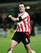 31 October 2006; Ciaran Martyn, Derry City, after scoring the third goal. Carlsberg FAI Cup, Semi-Final Replay, Derry City v Sligo Rovers. Brandywell, Derry. Picture credit: Oliver McVeigh / SPORTSFILE