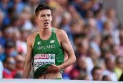 17 August 2014; Paul Robinson of Ireland after finishing in fourth place during the final of the men's 1500m event. European Athletics Championships 2014 - Day 6. Letzigrund Stadium, Zurich, Switzerland. Picture credit: Stephen McCarthy / SPORTSFILE