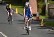 17 August 2014; Adam Mcnally, from Lusk, Co. Dublin, competing in the Boys Duathlon event. HSE Community Games August Festival 2014, Athlone Institute of Technology, Athlone, Co. Westmeath. Picture credit: Pat Murphy / SPORTSFILE
