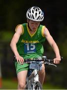 17 August 2014; Tristan O'Donoghue, from Spa Muckross, Co. Kerry, competing in the Boys Duathlon event. HSE Community Games August Festival 2014, Athlone Institute of Technology, Athlone, Co. Westmeath. Picture credit: Pat Murphy / SPORTSFILE