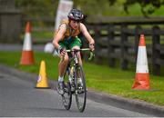 17 August 2014; PJ Doogan, from Cloughaneely, Co. Donegal, competing in the Boys Duathlon event. HSE Community Games August Festival 2014, Athlone Institute of Technology, Athlone, Co. Westmeath. Picture credit: Pat Murphy / SPORTSFILE