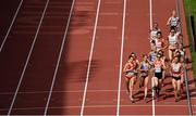 17 August 2014; Competitors during the women's 3000m steeplechase final. European Athletics Championships 2014 - Day 6. Letzigrund Stadium, Zurich, Switzerland. Picture credit: Stephen McCarthy / SPORTSFILE