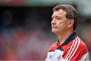 17 August 2014; Cork manager Jimmy Barry-Murphy watches the final moments of the game. GAA Hurling All-Ireland Senior Championship Semi-Final, Cork v Tipperary. Croke Park, Dublin. Picture credit: Brendan Moran / SPORTSFILE