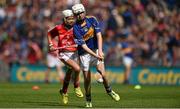 17 August 2014; Sarah Lacey, representing St. Mary's Primary School, Waterford, in action against Ciana McGrath, representing St. Columban's Primary School, Fermanagh. INTO/RESPECT Exhibition GoGames, Croke Park, Dublin. Picture credit: Barry Cregg / SPORTSFILE