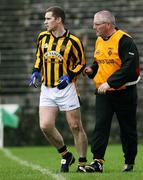 29 October 2006; John McEntee, Crossmaglen (Armagh) and manager Donal Murtagh. AIB Ulster Senior Club Football Championship First Round, Gweedore (Donegal) v Crossmaglen (Armagh), Ballybofey, Co. Donegal. Picture credit: Oliver McVeigh / SPORTSFILE