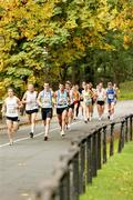 30 October 2006;Compeditors make there way through the Phoenix Park, during the 2006 adidas Dublin City Marathon. Picture credit: Tomas Greally / SPORTSFILE *** Local Caption ***