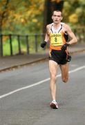 30 October 2006; Eventual Winner, Aleksey Sokolov, Russia, during the 2006 adidas Dublin City Marathon. Picture credit: Tomas Greally / SPORTSFILE *** Local Caption ***