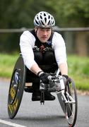 30 October 2006; Richie Powell from Wales, Winner of the wheelchair event in the 2006 adidas Dublin City Marathon. Picture credit: Tomas Greally / SPORTSFILE *** Local Caption ***