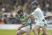 5 November 2006; Eamonn Fitzpatrick, Ballyhale Shamrocks, in action against Sean Dowling, O'Loughlin Gaels. Kilkenny Senior Hurling Championship Final, Ballyhale Shamrocks and O'Loughlin Gaels, Nowlan Park, Kilkenny. Picture credit: Pat Murphy / SPORTSFILE