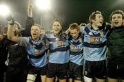 6 November 2006; UCD players celebrate after the game. Dublin Senior Football Championship Final, UCD v St. Vincents, Parnell Park, Dublin. Picture credit: Pat Murphy / SPORTSFILE