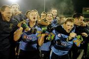 6 November 2006; UCD players celebrate at the final whistle. Dublin Senior Football Championship Final, UCD v St. Vincents, Parnell Park, Dublin. Picture credit: Pat Murphy / SPORTSFILE