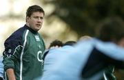 7 November 2006; Bryan Young during Ireland rugby squad training. St. Gerard's School, Bray, Co. Wicklow. Picture credit: Brendan Moran / SPORTSFILE