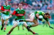 11 August 1996; Charlie McCarthy, Kerry, in action against John Casey, Mayo. 1996 GAA Football All-Ireland Senior Championship Semi-Final, Mayo v Kerry, Croke Park, Dublin. Picture credit: Ray McManus / SPORTSFILE
