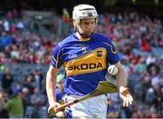 17 August 2014; Tipperary captain Brendan Maher leads his side out before the game. GAA Hurling All-Ireland Senior Championship Semi-Final, Cork v Tipperary. Croke Park, Dublin. Picture credit: Brendan Moran / SPORTSFILE