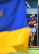 17 August 2014; Tipperary captain Brendan Maher leads his side out onto the pitch ahead of the game. GAA Hurling All-Ireland Senior Championship Semi-Final, Cork v Tipperary. Croke Park, Dublin. Picture credit: Brendan Moran / SPORTSFILE