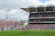 17 August 2014; A general view of the action between Tipperary and Cork. GAA Hurling All-Ireland Senior Championship Semi-Final, Cork v Tipperary. Croke Park, Dublin. Picture credit: Brendan Moran / SPORTSFILE