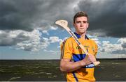 19 August 2014; U-21 stars Tony Kelly, Clare, Stephen McAfee, Antrim, Cathal Mannion, Galway, and Conor McDonald, Wexford, met today in Clanna Gael GAA Club ahead of the Bord Gáis Energy GAA Hurling U-21 All-Ireland Semi Final which take place this Saturday 23rd August in Semple Stadium, Thurles. Clare take on Ulster winners Antrim at 4pm while Galway face Leinster kingpins Wexford at 6pm. Both games will be shown live on TG4 and spectators can vote for their player of the match by using hBGE. Pictured is Clare's Tony Kelly. Bord Gáis Energy GAA Hurling All-Ireland U21 Championship Semi-Final Photocall, Clanna Gael Fontenoy GAA Club, Ringsend, Dublin. Picture credit: Ramsey Cardy / SPORTSFILE