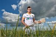 19 August 2014; U-21 stars Tony Kelly, Clare, Stephen McAfee, Antrim, Cathal Mannion, Galway, and Conor McDonald, Wexford, met today in Clanna Gael GAA Club ahead of the Bord Gáis Energy GAA Hurling U-21 All-Ireland Semi Final which take place this Saturday 23rd August in Semple Stadium, Thurles. Clare take on Ulster winners Antrim at 4pm while Galway face Leinster kingpins Wexford at 6pm. Both games will be shown live on TG4 and spectators can vote for their player of the match by using hBGE. Pictured is Antrim's Stephen McAfee. Bord Gáis Energy GAA Hurling All-Ireland U21 Championship Semi-Final Photocall, Clanna Gael Fontenoy GAA Club, Ringsend, Dublin. Picture credit: Ramsey Cardy / SPORTSFILE