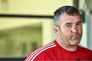 19 August 2014; Munster head coach Anthony Foley speaking during a press conference ahead of their pre-season game against Gloucester on Saturday. Munster Rugby Press Conference, Cork Institute of Technology, Bishopstown, Cork. Picture credit: Diarmuid Greene / SPORTSFILE