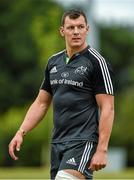 19 August 2014; Munster's Robin Copeland during squad training ahead of their pre-season game against Gloucester on Saturday. Munster Rugby Squad Pre-Season Training, Cork Institute of Technology, Cork. Picture credit: Diarmuid Greene / SPORTSFILE