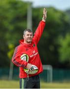 19 August 2014; Munster head coach Anthony Foley during squad training ahead of their pre-season game against Gloucester on Saturday. Munster Rugby Squad Pre-Season Training, Cork Institute of Technology, Cork. Picture credit: Diarmuid Greene / SPORTSFILE