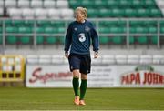 19 August 2014; Republic of Ireland's Diane Caldwell during squad training ahead of their FIFA Women's World Cup Qualifier, Group 1, game against Slovenia on Wednesday. Republic of Ireland Women's Squad Training, Tallaght Stadium, Tallaght, Co. Dublin. Picture credit: Barry Cregg / SPORTSFILE