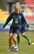 19 August 2014; Republic of Ireland's Julie Ann Russell during squad training ahead of their FIFA Women's World Cup Qualifier, Group 1, game against Slovenia on Wednesday. Republic of Ireland Women's Squad Training, Tallaght Stadium, Tallaght, Co. Dublin. Picture credit: Barry Cregg / SPORTSFILE