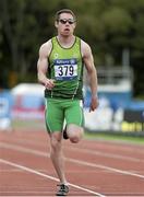 19 August 2014; Team Ireland's Jason Smyth, from Eglinton, Co. Derry, in action during his semi-final of the  men's 100m - T12, where he qualified for the final with a time of 11.40. 2014 IPC Athletics European Championships, Swansea University, Swansea, Wales. Picture credit: Luc Percival / SPORTSFILE