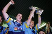 6 November 2006; UCD players celebrate with the cup after the game. Dublin Senior Football Championship Final, UCD v St Vincents, Parnell Park, Dublin. Picture credit: Pat Murphy / SPORTSFILE