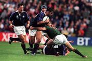 3 October 1999; Budge Pountney of Scotland during the Rugby World Cup Pool A match between Scotland and South Africa at Murrayfield Stadium in Edinburgh, Scotland. Photo by Matt Browne/Sportsfile