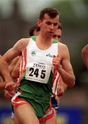 19 June 1999; Cormac Finnerty of Ireland during the Cork City Sports event at the Mardyke Arena in Cork. Photo by Brendan Moran/Sportsfile
