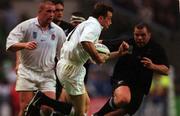 9 October 1999; Dan Luger of England during the Rugby World Cup match between England and New Zealand at Twickenham Stadium in London, England. Photo by Brendan Moran/Sportsfile