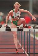 19 June 1999; Derval O'Rourke of Ireland during the Cork City Sports event at the Mardyke Arena in Cork. Photo by Brendan Moran/Sportsfile